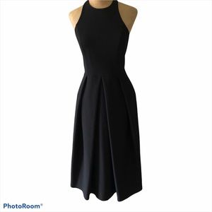 Chico Halter Backless Dress Black Small NWOT